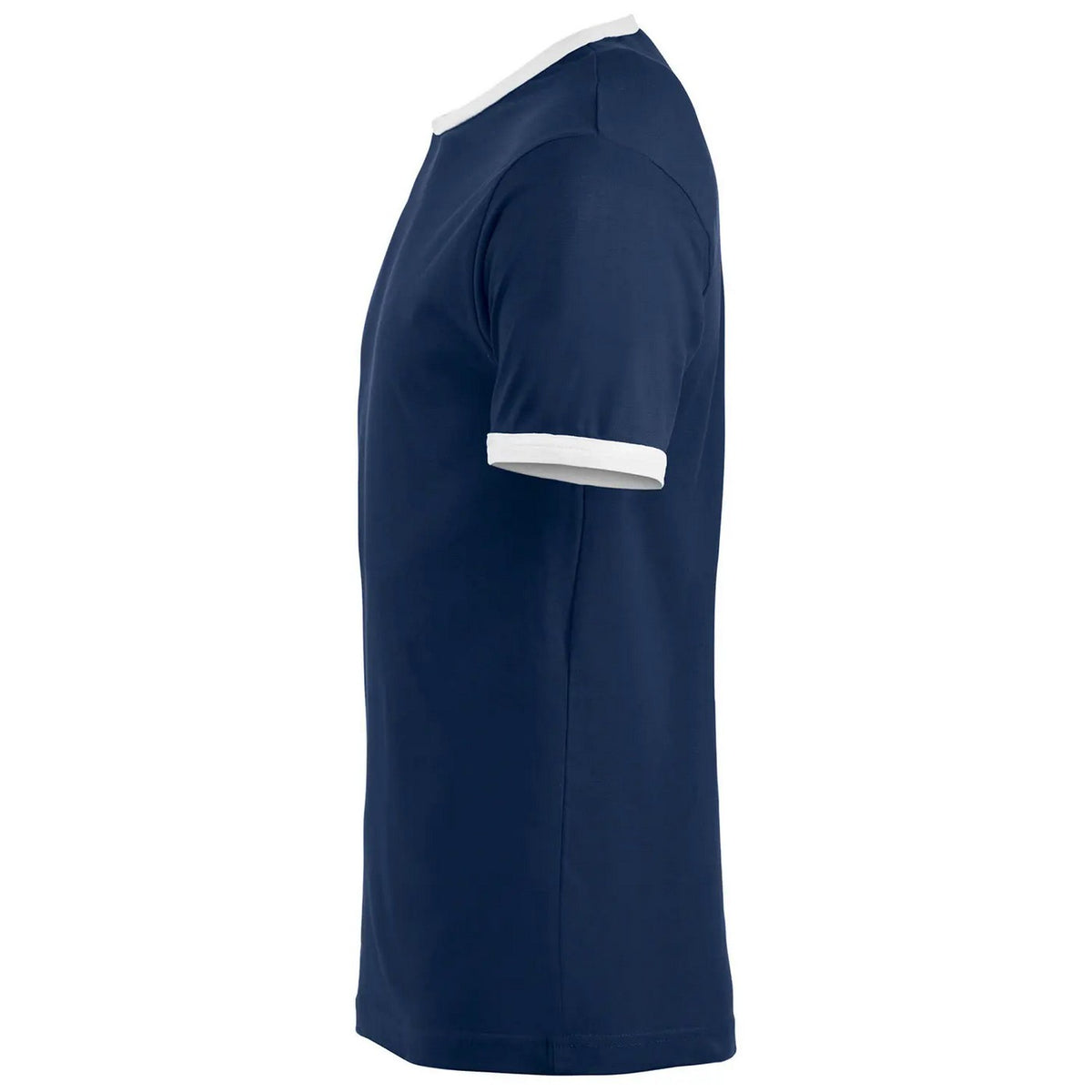 Navy-White - Lifestyle - Clique Unisex Adult Nome Ringer T-Shirt