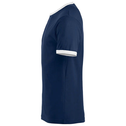 Navy-White - Lifestyle - Clique Unisex Adult Nome Ringer T-Shirt