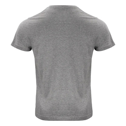Grey Melange - Back - Clique Mens Classic Organic Cotton T-Shirt
