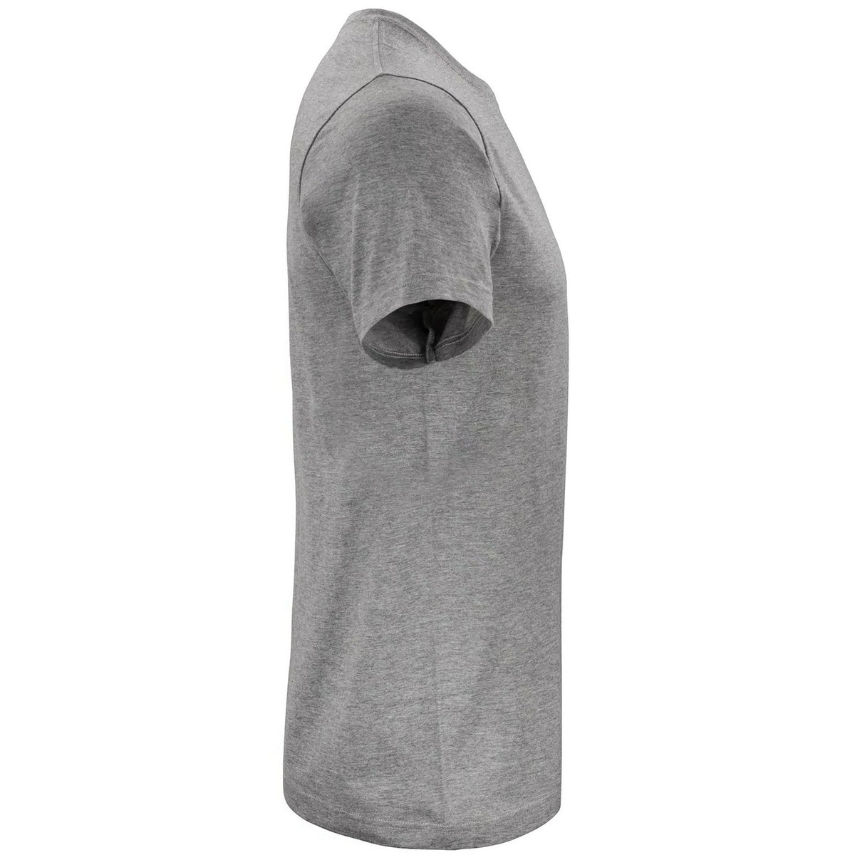 Grey Melange - Side - Clique Mens Classic Organic Cotton T-Shirt