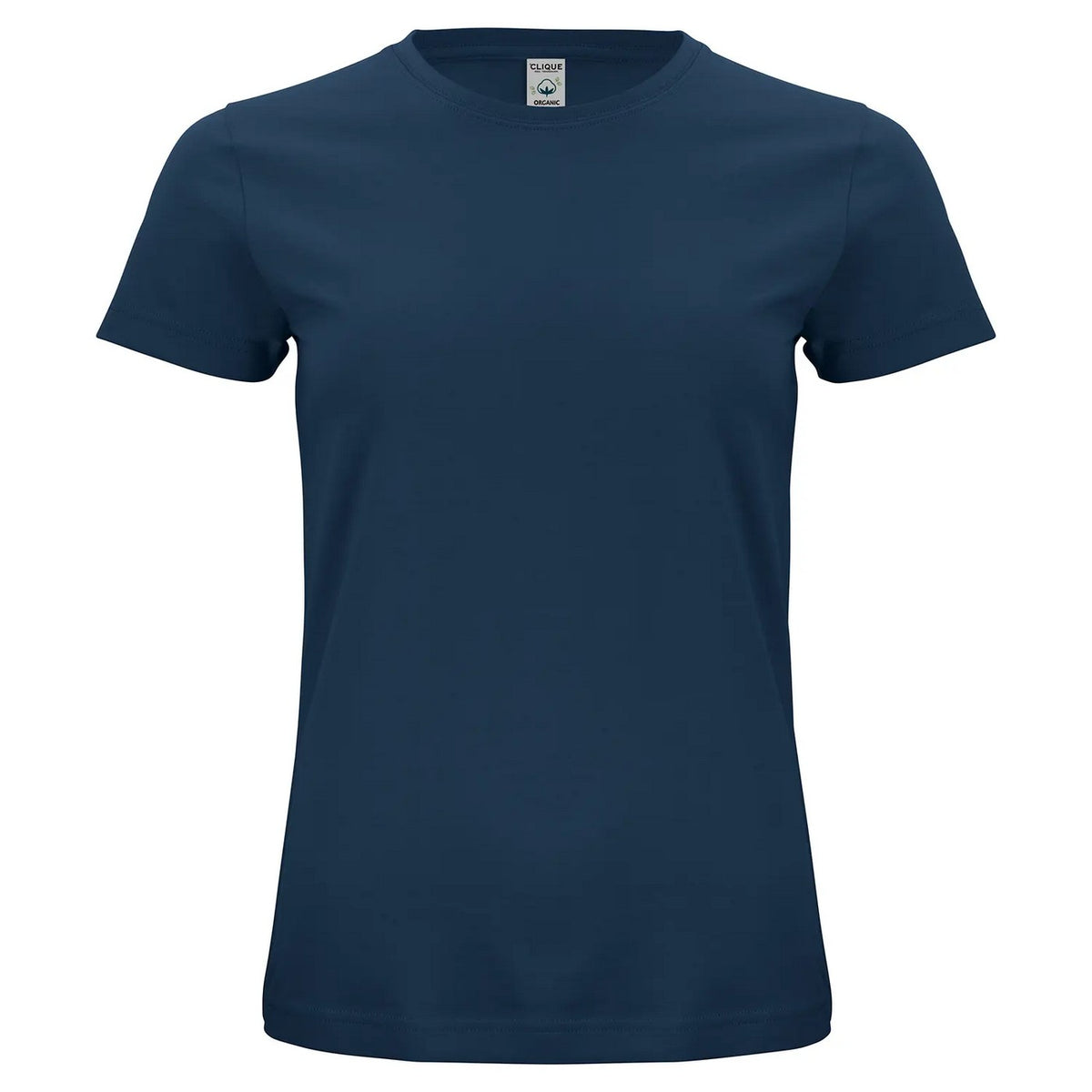 Dark Navy - Front - Clique Womens-Ladies Classic Organic Cotton T-Shirt