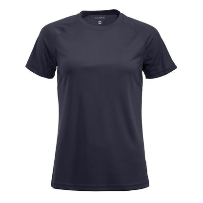 Dark Navy - Front - Clique Womens-Ladies Premium Active T-Shirt