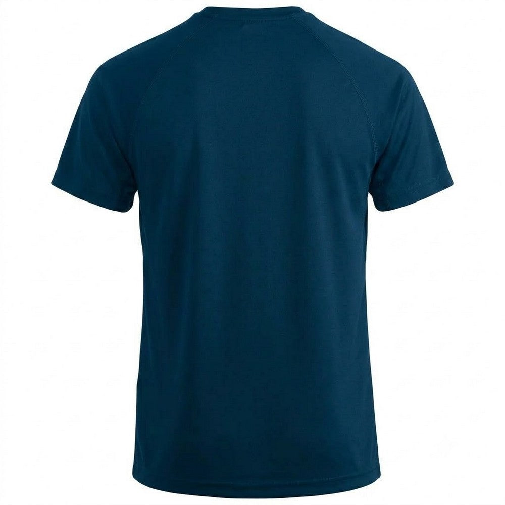 Dark Navy - Back - Clique Mens Premium Active Regular T-Shirt