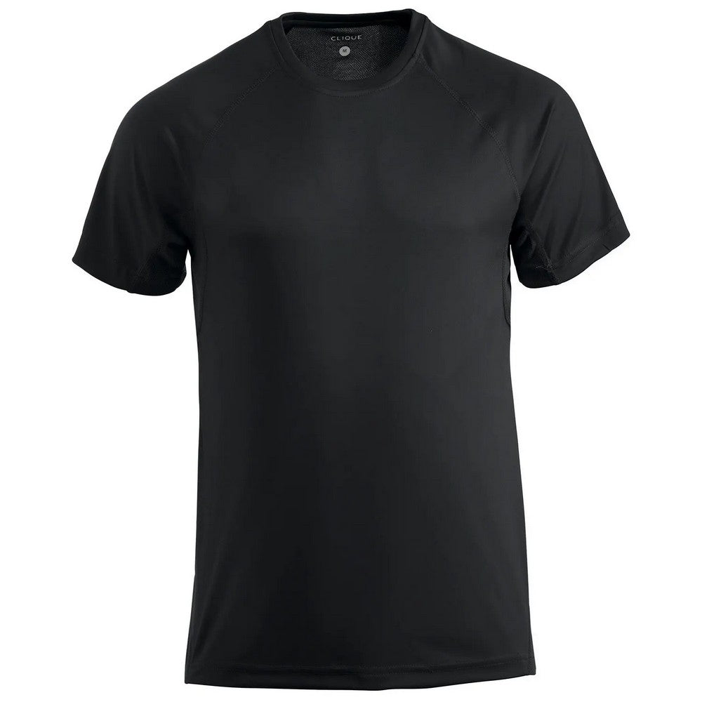 Black - Front - Clique Mens Premium Active Regular T-Shirt