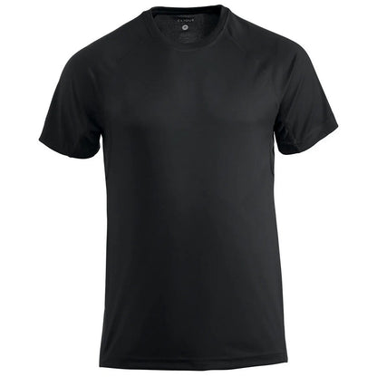Black - Front - Clique Mens Premium Active Regular T-Shirt
