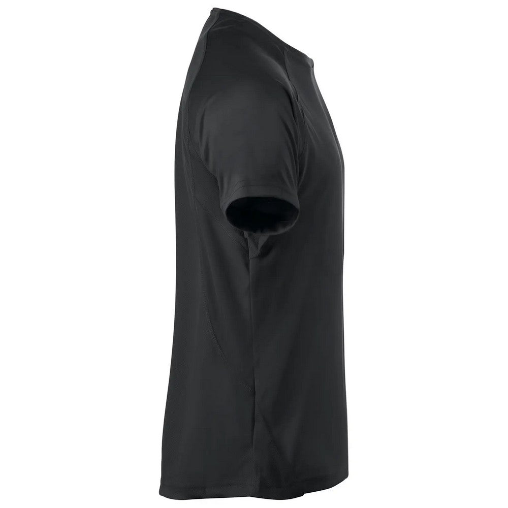 Black - Side - Clique Mens Premium Active Regular T-Shirt