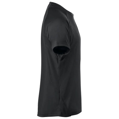 Black - Side - Clique Mens Premium Active Regular T-Shirt
