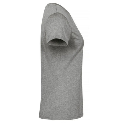 Grey Melange - Side - Clique Womens-Ladies Basic Active Interlock T-Shirt