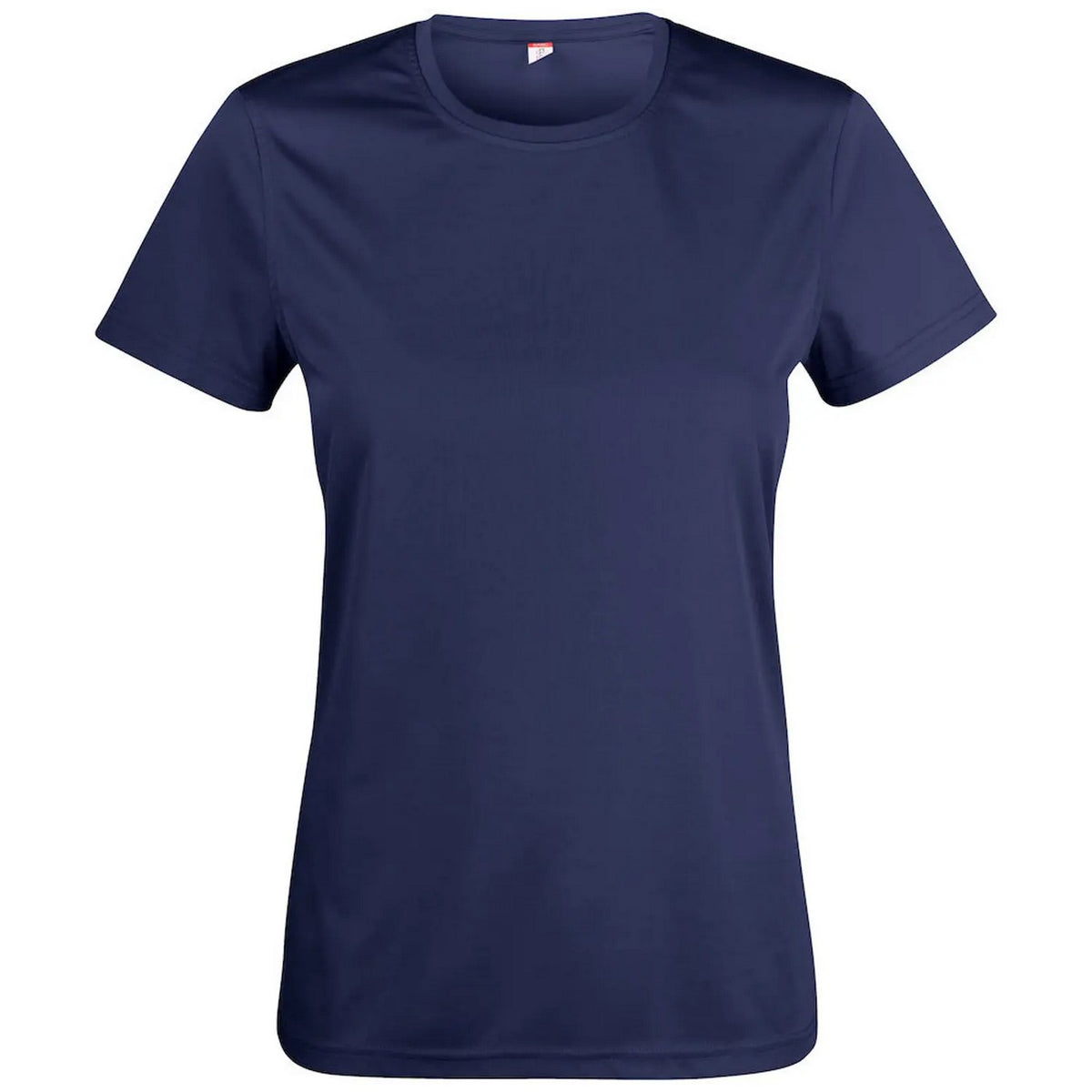 Dark Navy - Front - Clique Womens-Ladies Basic Active Interlock T-Shirt