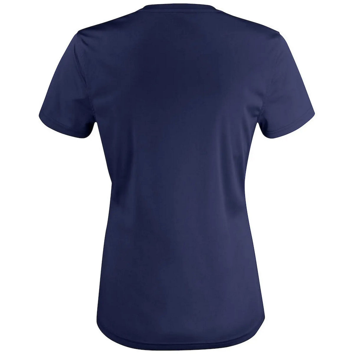 Dark Navy - Back - Clique Womens-Ladies Basic Active Interlock T-Shirt