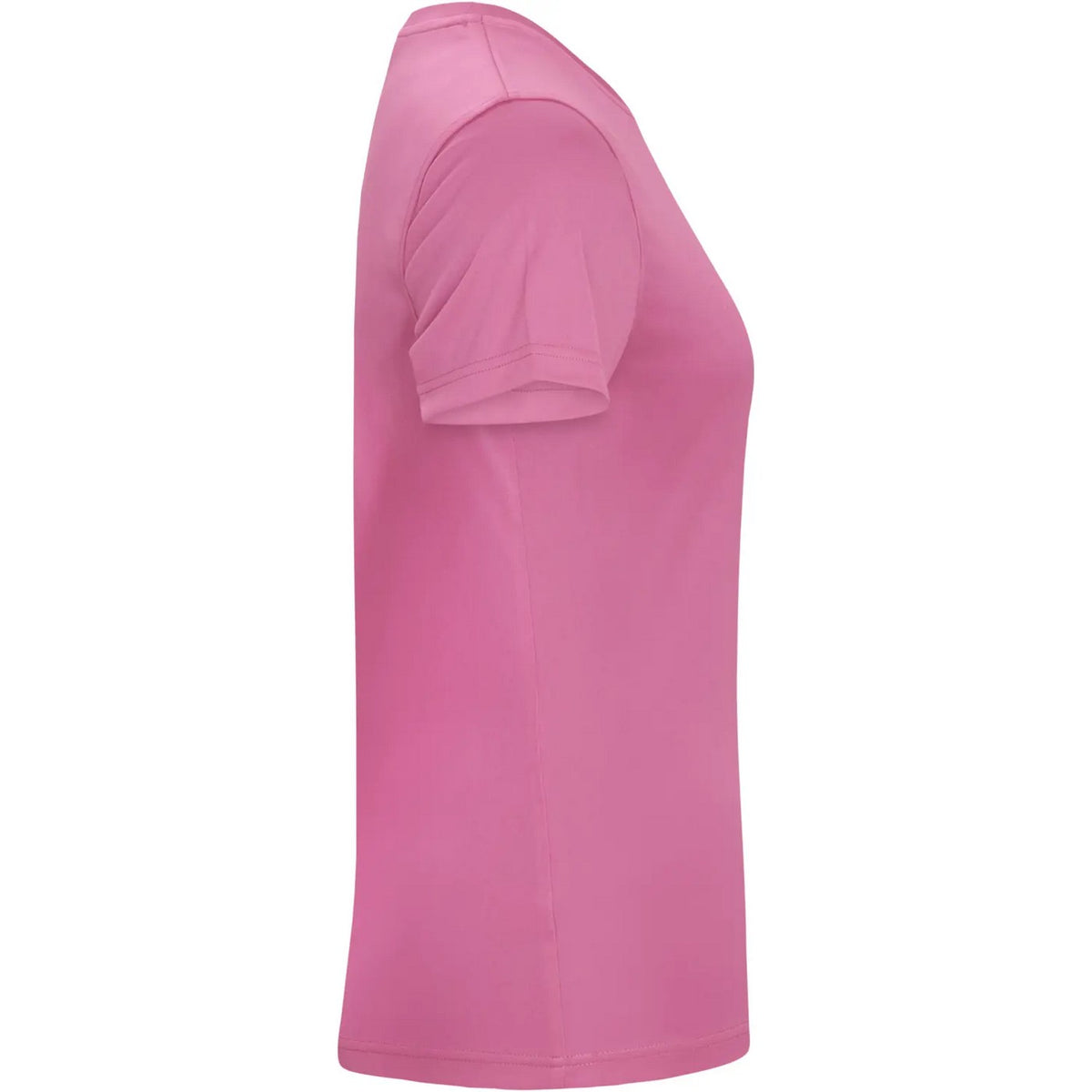 Active Pink - Side - Clique Womens-Ladies Basic Active Interlock T-Shirt