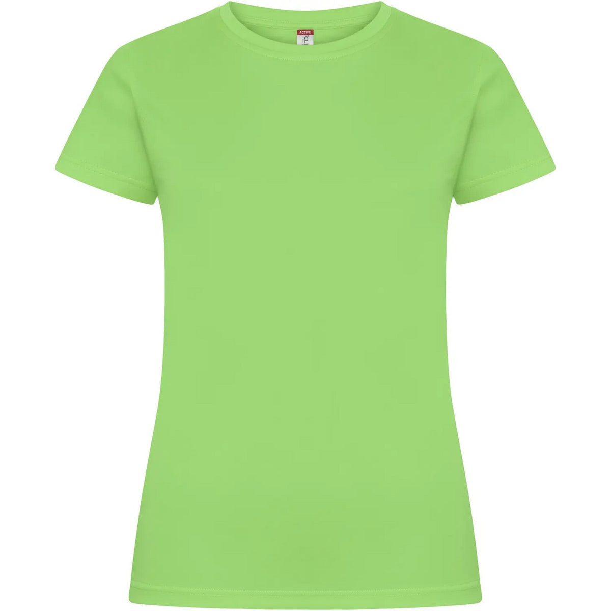 Active Green - Front - Clique Womens-Ladies Basic Active Interlock T-Shirt