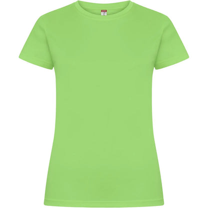Active Green - Front - Clique Womens-Ladies Basic Active Interlock T-Shirt