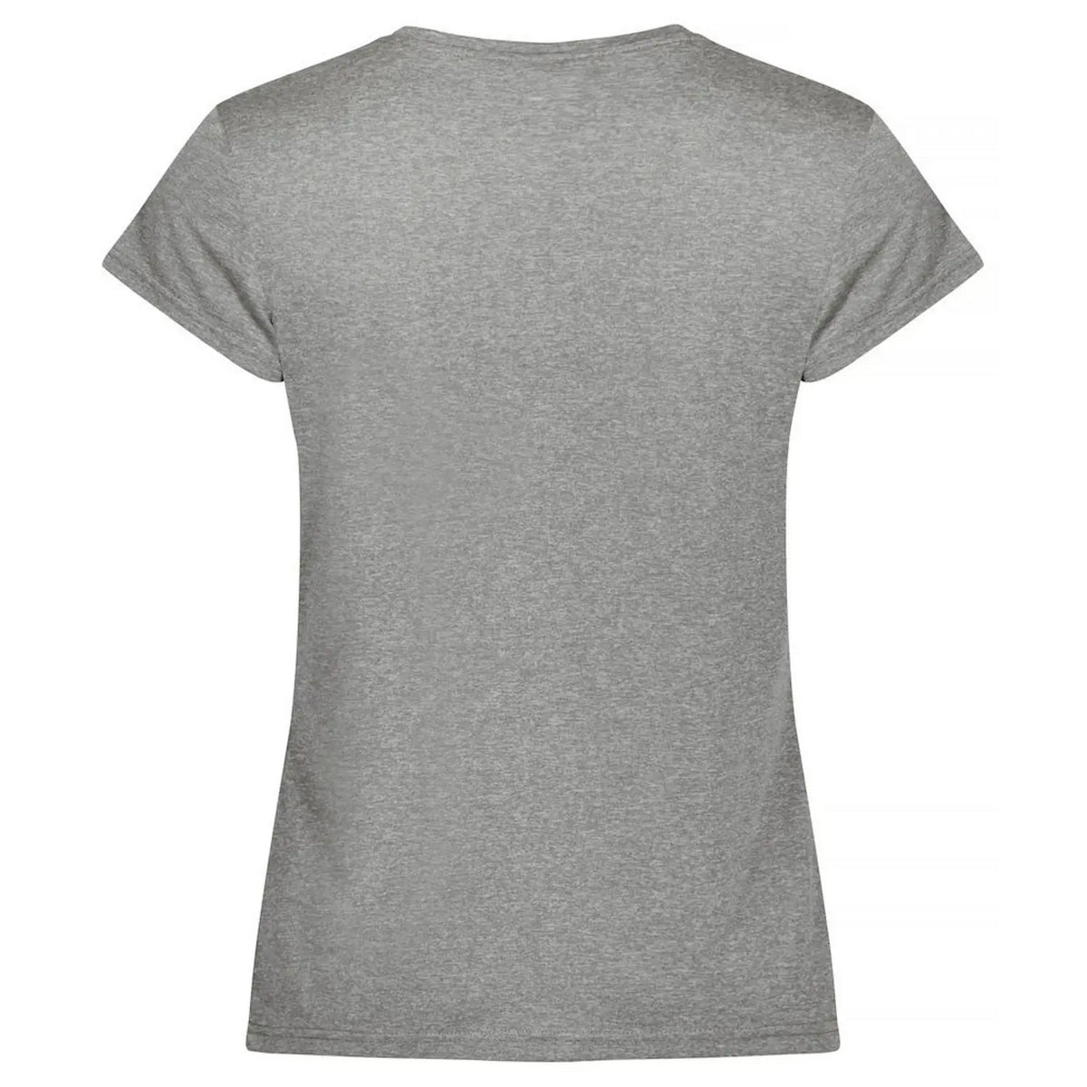 Grey Melange - Back - Clique Womens-Ladies Basic Active Interlock T-Shirt
