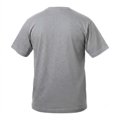 Grey Melange - Back - Clique Childrens-Kids Basic T-Shirt