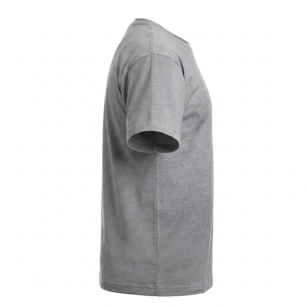 Grey Melange - Side - Clique Childrens-Kids Basic T-Shirt