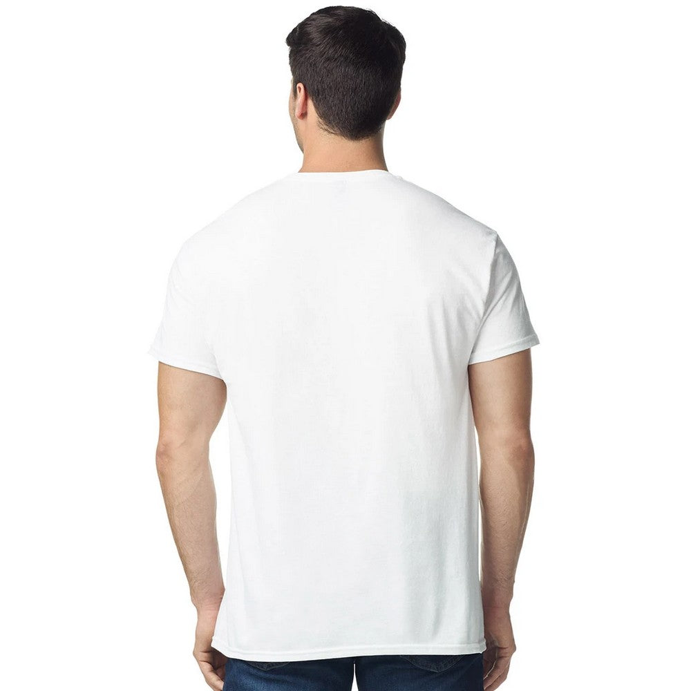 White - Back - Gildan Mens Cotton Lightweight T-Shirt