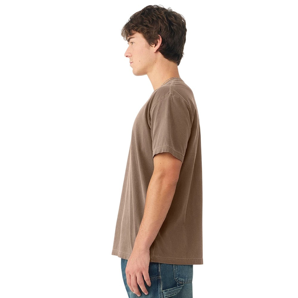 Washed Cocoa - Side - Bella + Canvas Unisex Adult Heavyweight T-Shirt