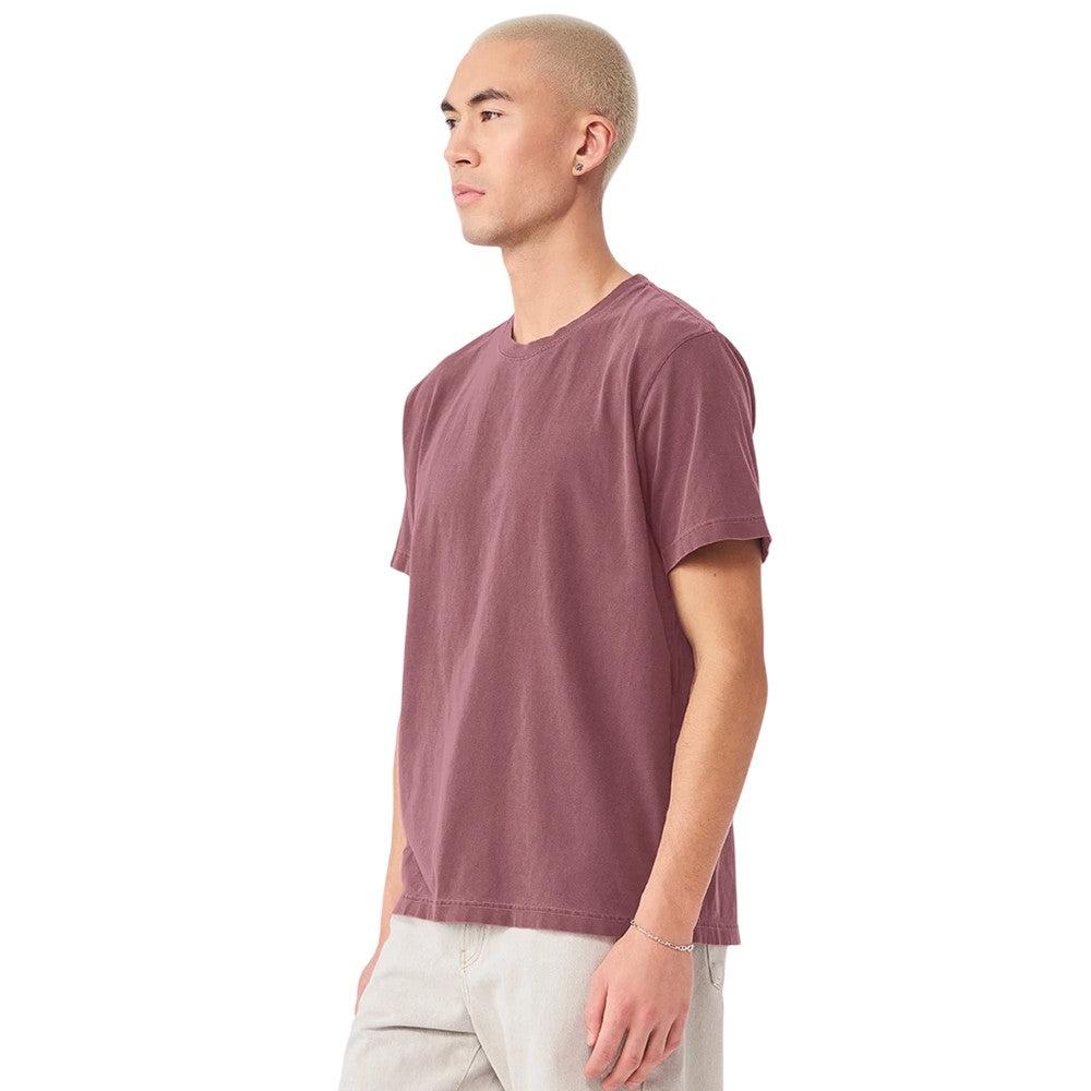 Washed Maroon - Side - Bella + Canvas Unisex Adult Heavyweight T-Shirt