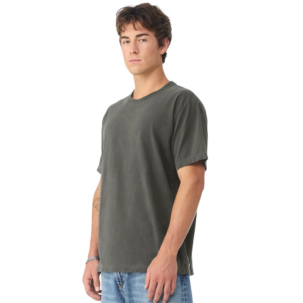 Washed Charcoal - Lifestyle - Bella + Canvas Unisex Adult Heavyweight T-Shirt