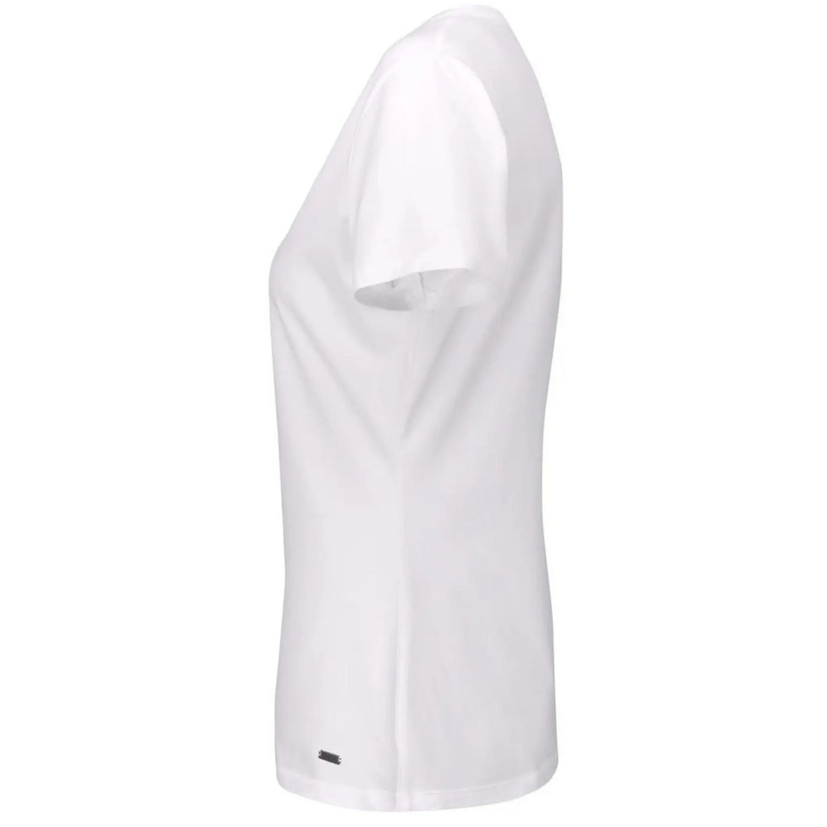 White - Lifestyle - Cutter & Buck Womens-Ladies Manzanita Round Neck Fitted T-Shirt