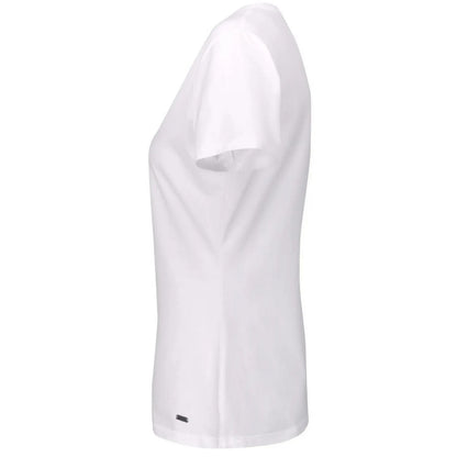 White - Lifestyle - Cutter & Buck Womens-Ladies Manzanita Round Neck Fitted T-Shirt