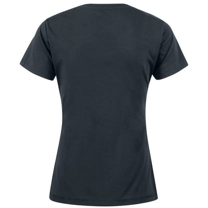 Black - Back - Cutter & Buck Womens-Ladies Manzanita Round Neck Fitted T-Shirt