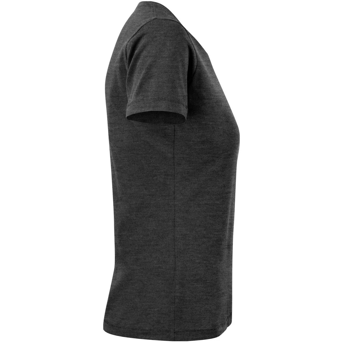 Anthracite Melange - Side - Cutter & Buck Womens-Ladies Manzanita Round Neck Fitted T-Shirt