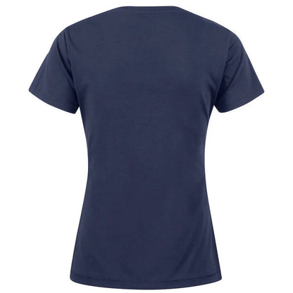 Dark Navy - Back - Cutter & Buck Womens-Ladies Manzanita Round Neck Fitted T-Shirt