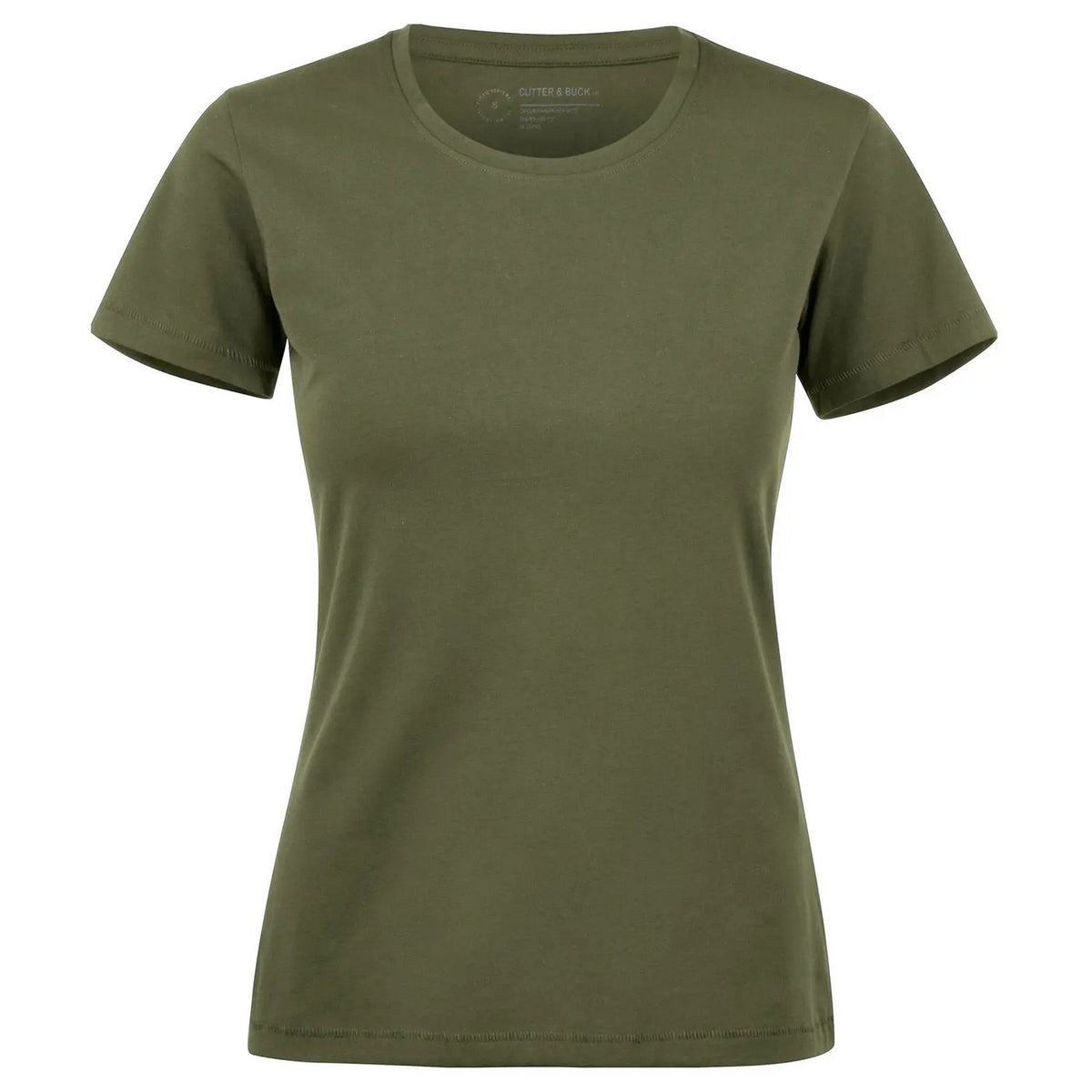 Ivy Green - Front - Cutter & Buck Womens-Ladies Manzanita Round Neck Fitted T-Shirt