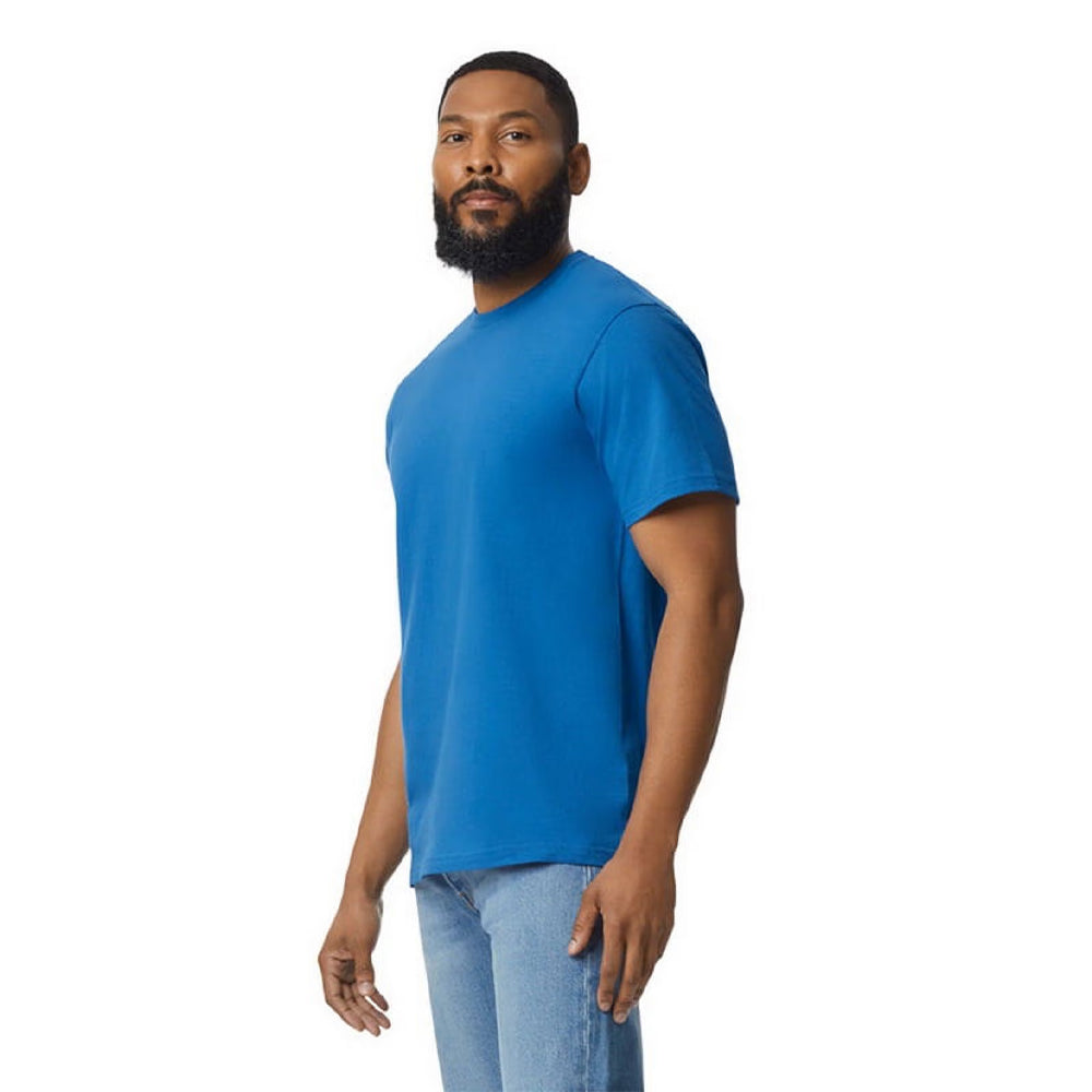 Royal Blue - Lifestyle - Gildan Mens Softstyle Enzyme Washed Midweight T-Shirt