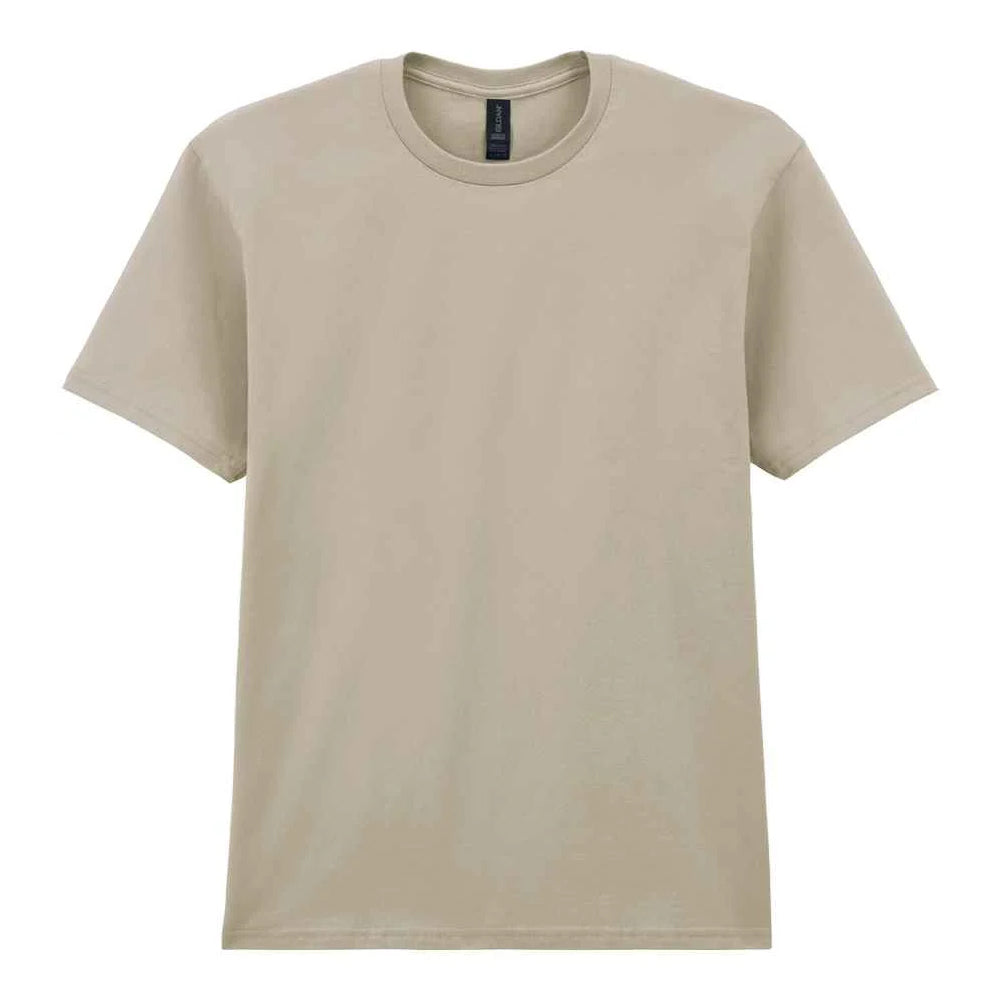 Sand - Front - Gildan Mens Softstyle Enzyme Washed Midweight T-Shirt