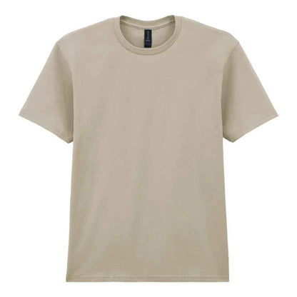 Sand - Front - Gildan Mens Softstyle Enzyme Washed Midweight T-Shirt