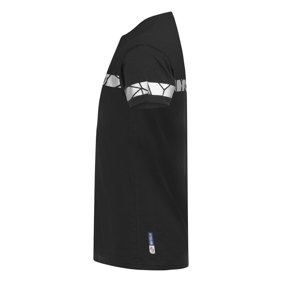 Black - Side - Projob Mens Progression 7001 T-Shirt