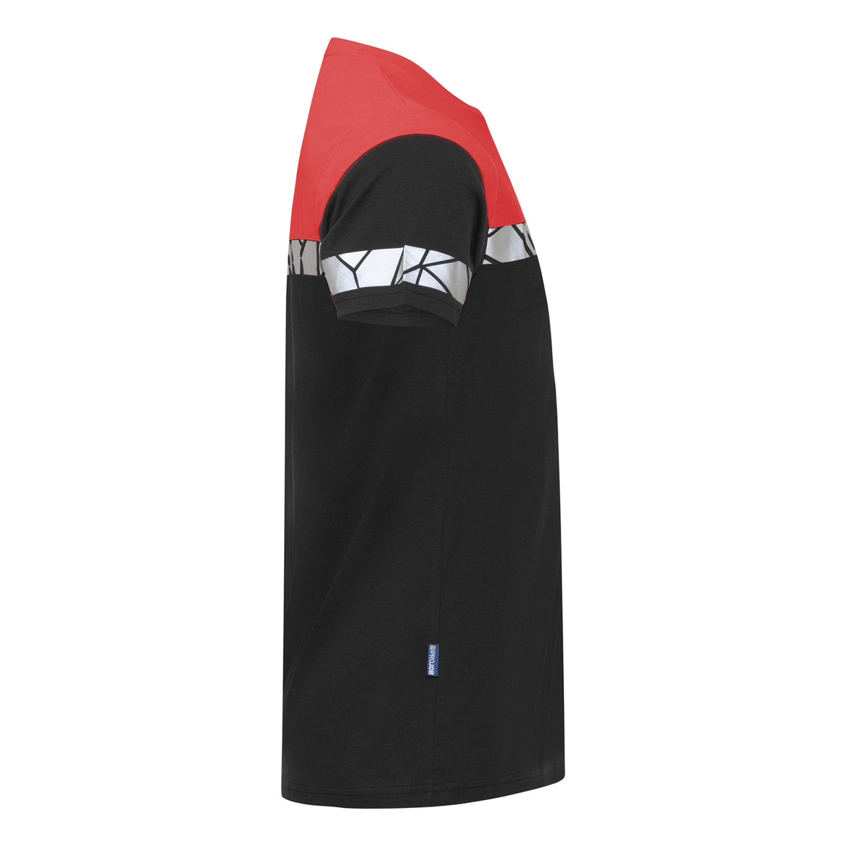 Black-Red - Lifestyle - Projob Mens Progression 7001 T-Shirt