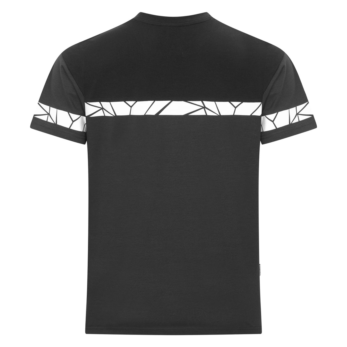 Grey-Black - Back - Projob Mens Progression 7001 T-Shirt