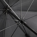 Black - Back - Quadra Pro Premium Windproof Golf Umbrella