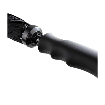 Black - Back - Quadra Pro Premium Windproof Golf Umbrella