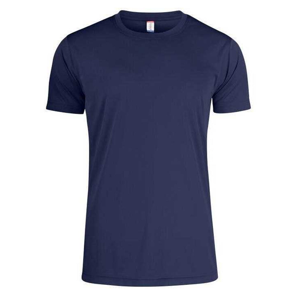 Dark Navy - Front - Clique Mens Basic Active T-Shirt