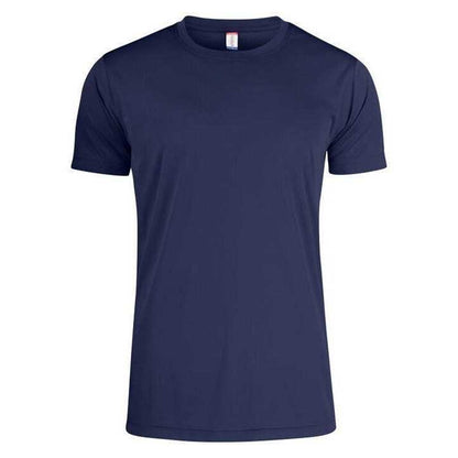 Dark Navy - Front - Clique Mens Basic Active T-Shirt