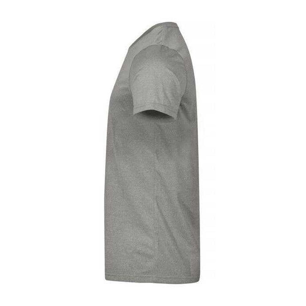 Grey Melange - Side - Clique Mens Basic Active T-Shirt