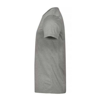 Grey Melange - Side - Clique Mens Basic Active T-Shirt