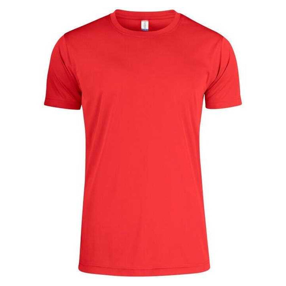 Red - Front - Clique Mens Basic Active T-Shirt