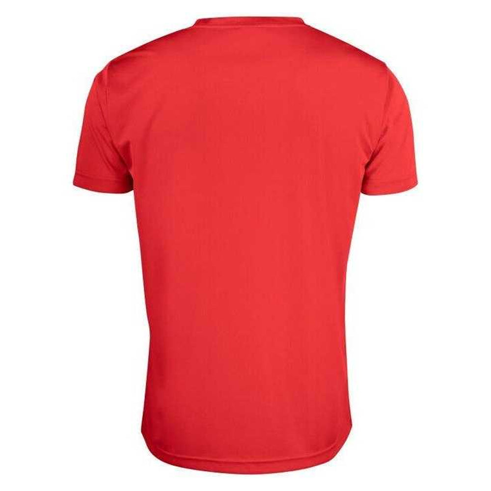 Red - Back - Clique Mens Basic Active T-Shirt