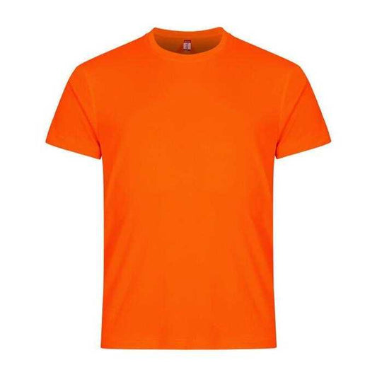 Visibility Orange - Front - Clique Mens Basic Active T-Shirt