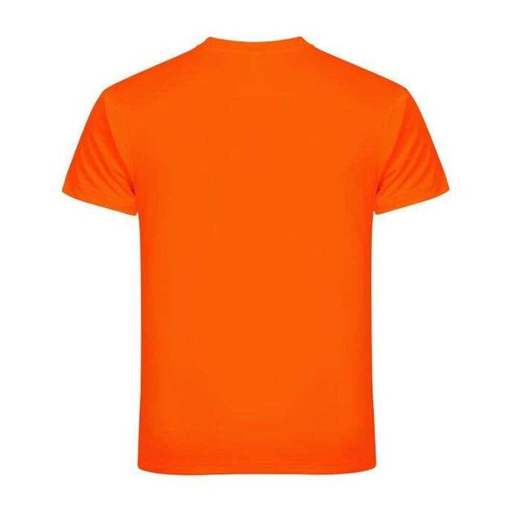 Visibility Orange - Back - Clique Mens Basic Active T-Shirt