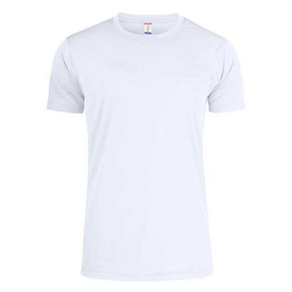 White - Front - Clique Mens Basic Active T-Shirt