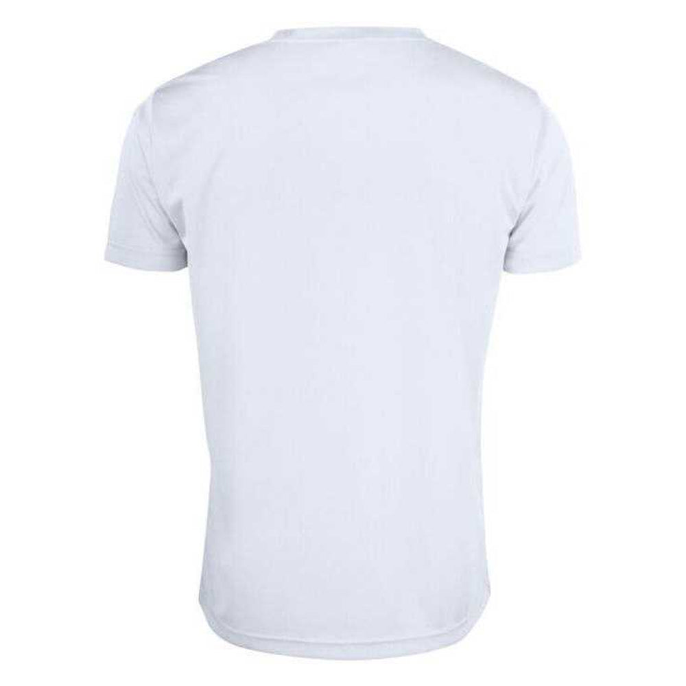White - Back - Clique Mens Basic Active T-Shirt