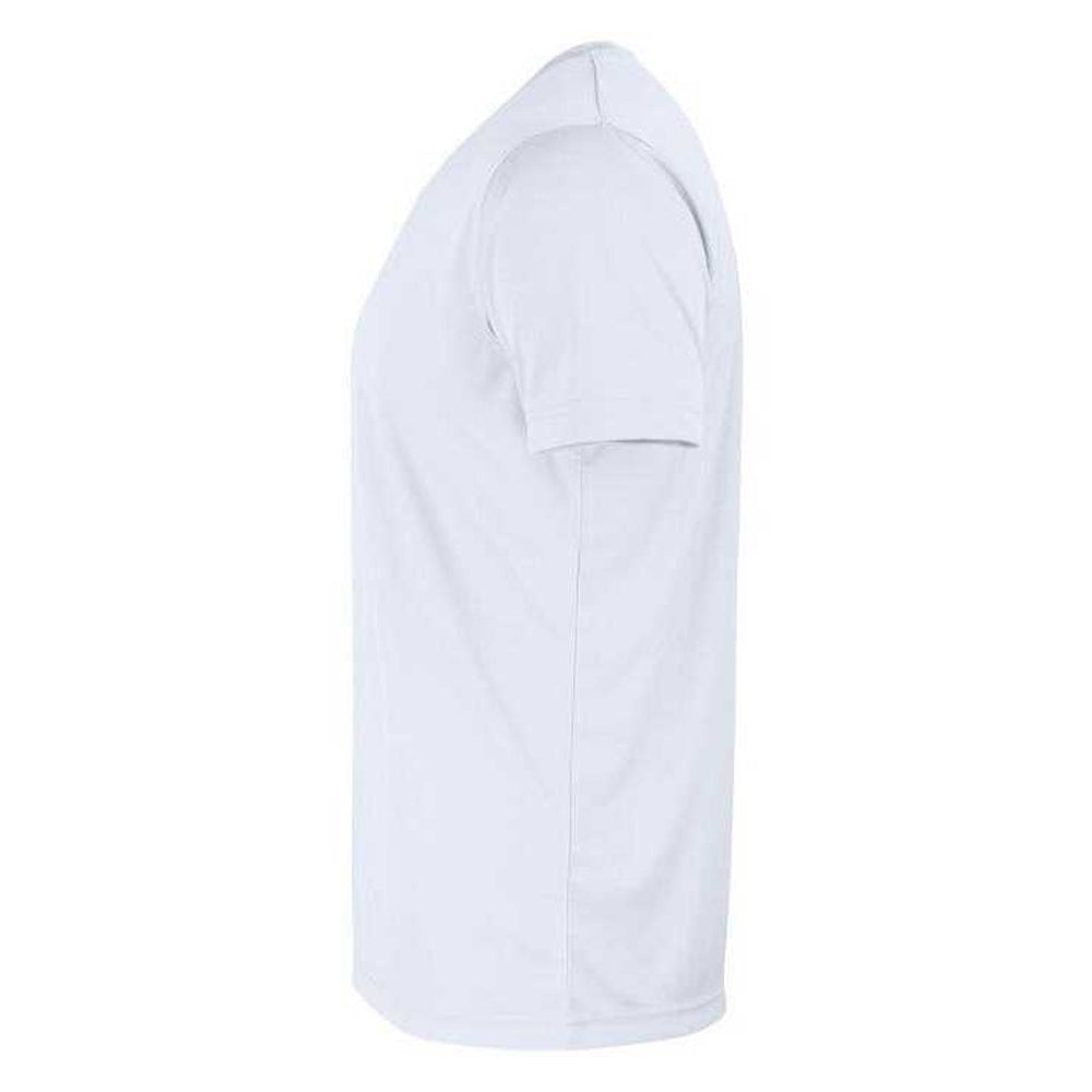 White - Side - Clique Mens Basic Active T-Shirt