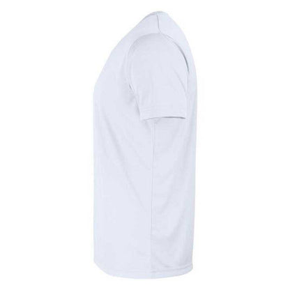 White - Side - Clique Mens Basic Active T-Shirt